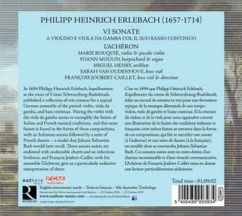 CD Philipp Heinrich Erlebach: Complete Trio Sonatas