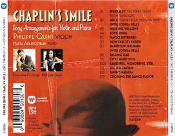 CD Philippe Quint: Chaplin's Smile: Song Arrangements For Violin And Piano