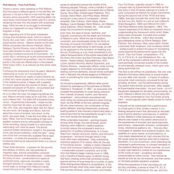 2LP/Box Set Phill Niblock: Four Full Flutes LTD
