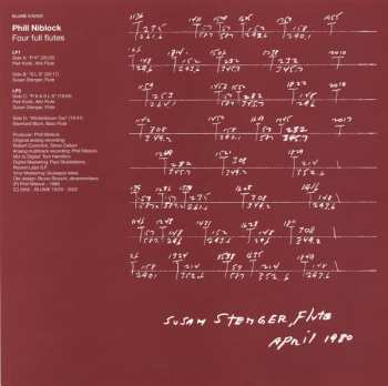 2LP/Box Set Phill Niblock: Four Full Flutes LTD