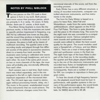 CD Phill Niblock: Music By Phill Niblock