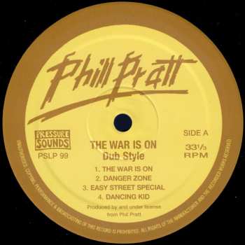LP Phil Pratt: The War Is On Dub Style