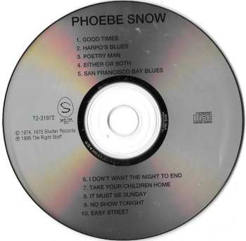CD Phoebe Snow: Phoebe Snow