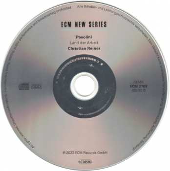 CD Pier Paolo Pasolini: Land Der Arbeit