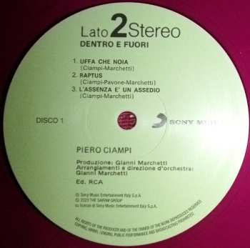 2LP Piero Ciampi: Dentro E Fuori CLR