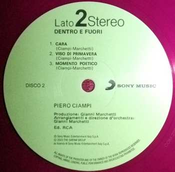 2LP Piero Ciampi: Dentro E Fuori CLR