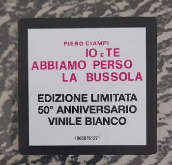LP Piero Ciampi: Io E Te Abbiamo Perso La Bussola CLR