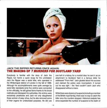 CD Piero Piccioni: 7 Cadaveri Per Scotland Yard (Complete Original Motion Picture Soundtrack) LTD