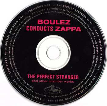 CD Frank Zappa: The Perfect Stranger And Other Chamber Works