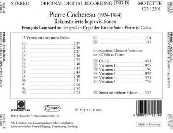 CD Pierre Cochereau: Rekonstruierte Improvisationen