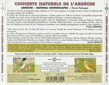 CD Pierre Palengat: Concerts Naturels De L'Ardèche / Ardèche - Natural Soundscapes