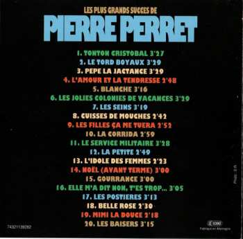 CD Pierre Perret: Les Plus Grands Succès De Pierre Perret