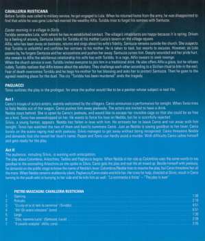 Blu-ray Pietro Mascagni: Cavalleria Rusticana / Pagliacci - Live from the Zurich Opera House, 2009