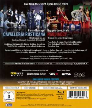 Blu-ray Pietro Mascagni: Cavalleria Rusticana / Pagliacci - Live from the Zurich Opera House, 2009