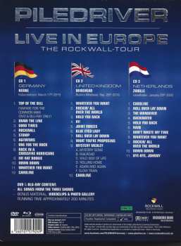 3CD/DVD/Box Set/Blu-ray Piledriver: Live In Europe - The ROCKWALL-Tour