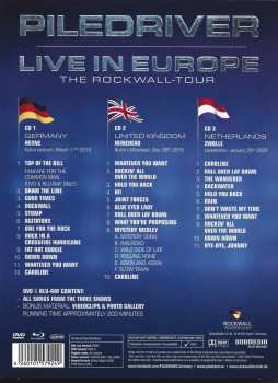 3CD/DVD/Box Set/Blu-ray Piledriver: Live In Europe - The ROCKWALL-Tour