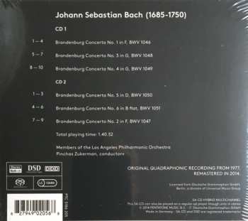 2SACD Johann Sebastian Bach: Brandenburg Concertos Nos. 1 - 6