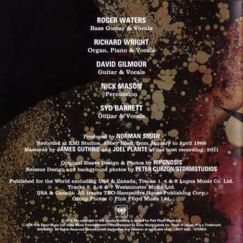 CD Pink Floyd: A Saucerful Of Secrets LTD