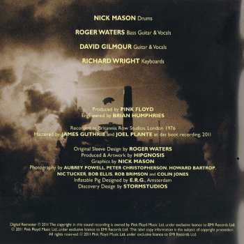 CD Pink Floyd: Animals DIGI