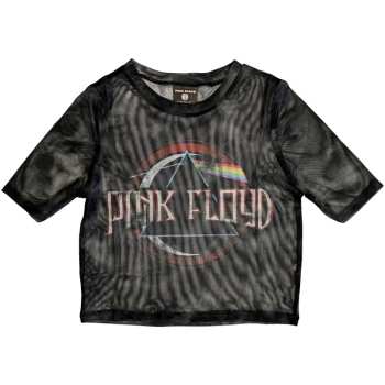 Merch Pink Floyd: Women's Crop Top Vintage Dark Side Of The Moon Seal