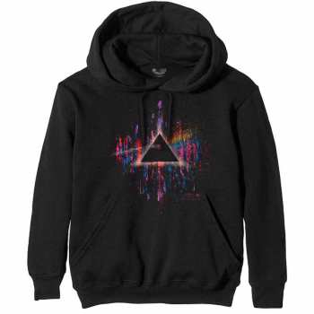 Merch Pink Floyd: Mikina Dark Side Of The Moon Pink Splatter  S