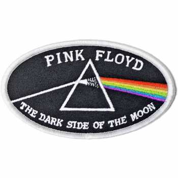 Merch Pink Floyd: Patch Dark Side Of The Moon Oval White Border