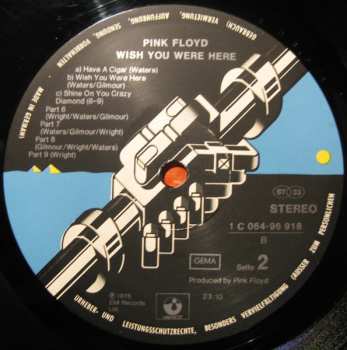 LP Pink Floyd: Wish You Were Here