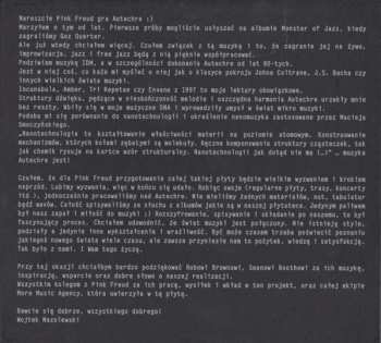CD Pink Freud: Plays Autechre