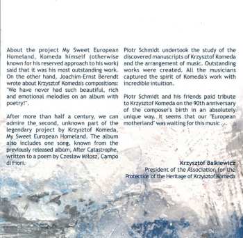 CD Piotr Schmidt International Sextet: Komeda Unknown 1967