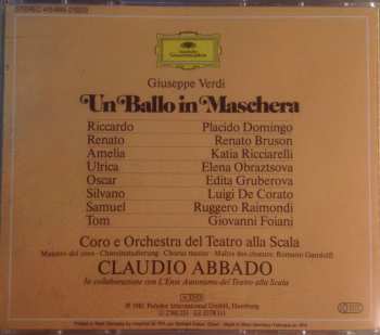 2CD Giuseppe Verdi: Un Ballo In Maschera