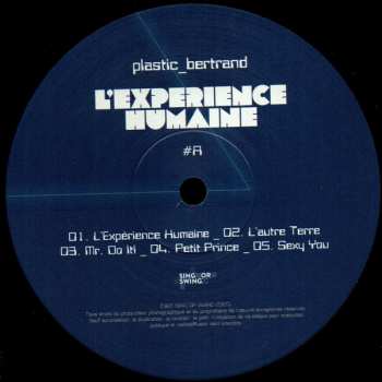 LP Plastic Bertrand: L'expérience Humaine