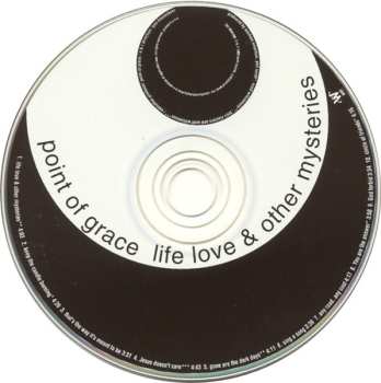 CD Point Of Grace: Life Love & Other Mysteries