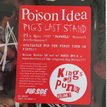 2LP/DVD Poison Idea: Pig's Last Stand DLX