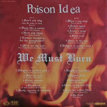 2LP Poison Idea: We Must Burn