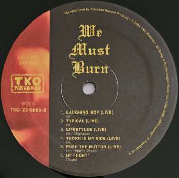 2LP Poison Idea: We Must Burn