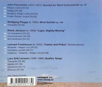 CD Pollux Wind Quintet: Scandinavian Wind Quintets