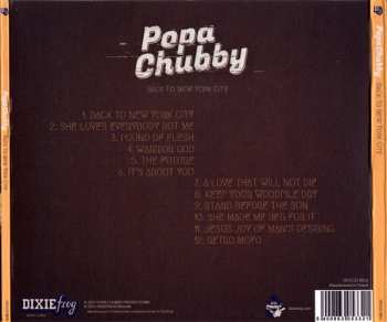 CD Popa Chubby: Back To New York City