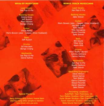 CD Pop-O-Pies: The White EP: Deluxe Edition DLX