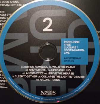 2CD/Box Set/2Blu-ray Porcupine Tree: Closure / Continuation.Live. Amsterdam 07/11/22 DLX