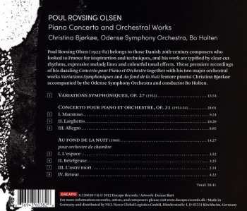 CD Odense Symfoniorkester: Piano Concerto And Orchestral Works