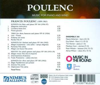 CD Francis Poulenc: Music for Piano and Wind