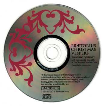 CD Michael Praetorius: Christmas Vespers