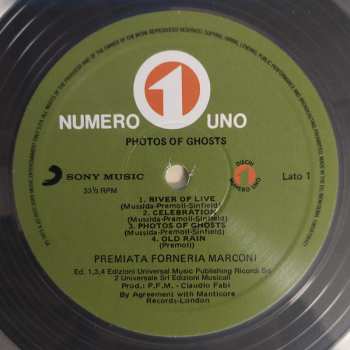 LP Premiata Forneria Marconi: Photos Of Ghosts CLR