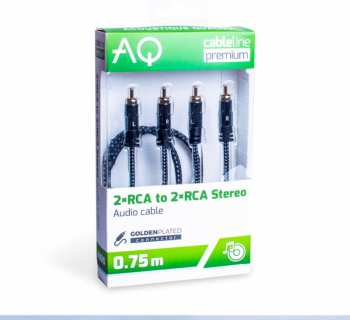Hi-Fi Premium PA430 - 2 x RCA - 2 x RCA 0,75m