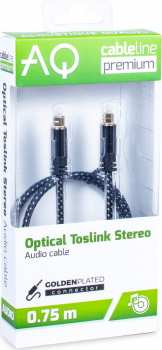Hi-Fi Premium PA500 - Optický Toslink kabel 0,75m
