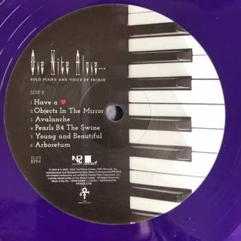 LP Prince: One Nite Alone... Solo Piano And Voice By Prince LTD | CLR