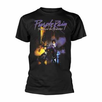 Merch Prince: T-shirt Purple Rain (black)
