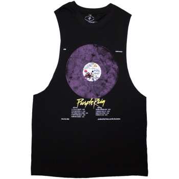 Merch Prince: Vest T-shirt Purple Rain Disc
