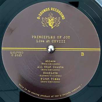 LP Principles Of Joy: Live At CXVIII