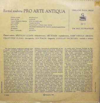 EP Pro Arte Antiqua: Recital souboru (10")